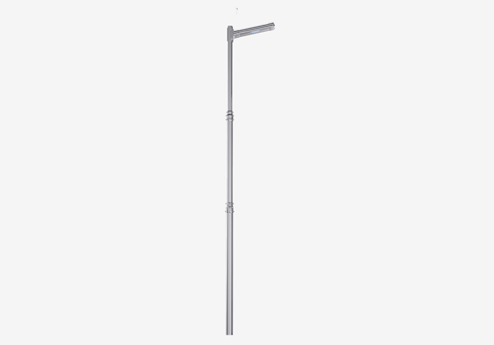 Lithium battery solar street light installation process description